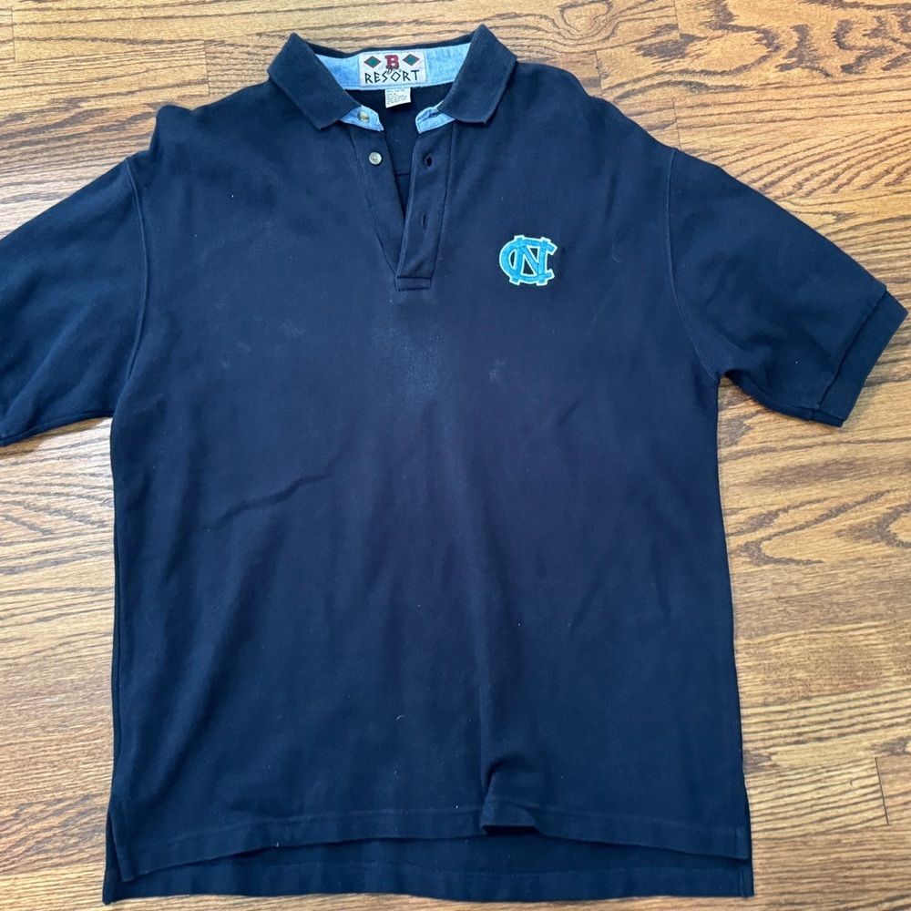 UNC Vintage Navy Polo Shirt
